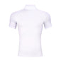 Mens Bodybuilding Sports Tight T-shirt Summer Compression Turtleneck Short Sleeve Gym Fitness Quick Dry Running Male Workout Top