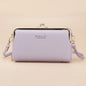 Ladies Crossbody Bag PU Leather Handbag Women Travel Casual Shoulder Bag Everyday Use Double Layer Mobile Wallet Clutch Purse