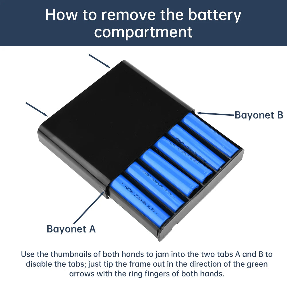 5V9V12V Output Power Bank Box for Cellphone Power Storage Case Tablet Modem 6 x 18650 Battery UPS Uninterrupted Power Supply New