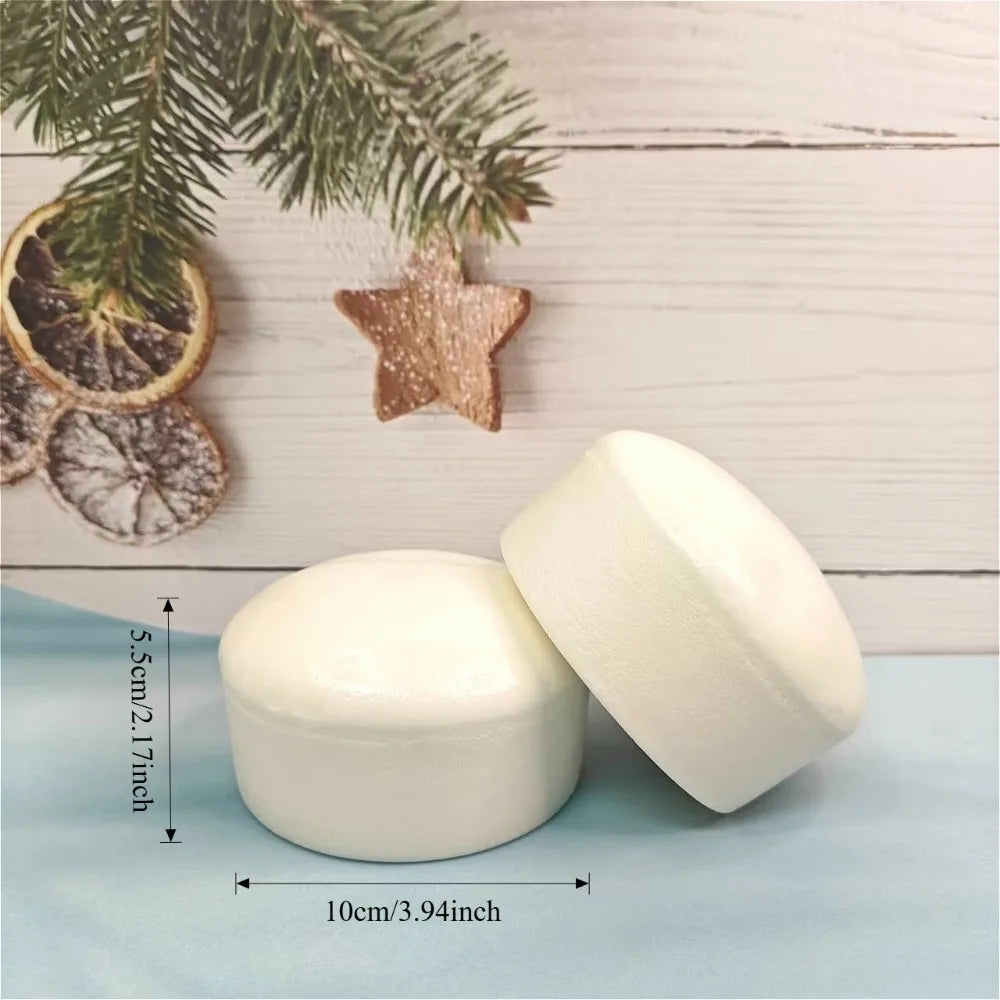 Round Bread Chunks Yogurt Cake Bread Squeeze Toy Soft Stress Relief Slow Rising Sensory Fidget Toys for Adults Relaxing Gifts