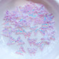 100Pcs New Cute Mini Shiny Little Butterfly Resin Figurine Crafts Flatback Cabochon Ornament Jewelry Making Hairwear Accessories