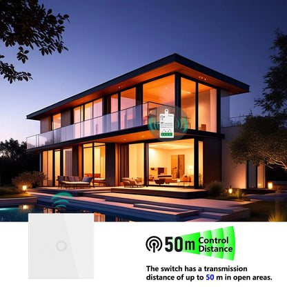 Diese 86 Wireless Touch Light Switch 433MHz Remote Transmitter, AC 110V~250V 10A Relay Receiver Interruptor for home improvement