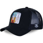 New Dragon Ball Son Goku Cap Summer Travel Peaked Cap Men's Embroidery Hip-Hop Cap Style Sun Visor Adjustable Trucker Mesh Cap