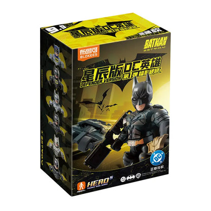 BLOKEES WHEELS Batman E02 Batmobile Casey Putsch 1:64 Toy 1997 Car DC Arkham Justice League Dark Knight Assembly Action Figure