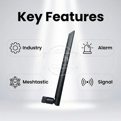 Eoth 5pcs 2.4GHZ rubber antenne Gain 5dbi SMA male px4 to SMA female extension cable for zigbee router meshtastic network largo