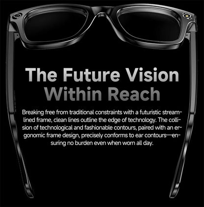 Smart Glasses With 800W Intelligent Translation Al Voice Wake-up Intelligent Q&A Interaction Call Noise Reduction EIS Anti Shake
