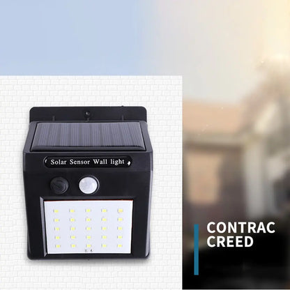New LED Sensor Solar Wall Lamp 40 Lamp Beads Outdoor Waterproof Garden Courtyard Decorative Lamp Street Corridor Emergency Lamp