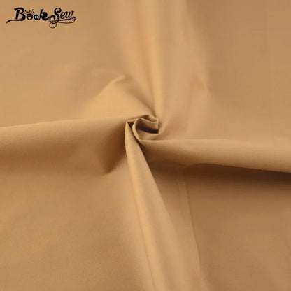 Booksew solid Yellow Color 100%Cotton baby Fabric for dolls Twill Textile DIY patchwork Sewing Material Cloth Telas De Algodon