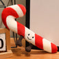 Christmas Bell Pepper and Candy Cane Plush Toy Fun Simulation Chili Peppers and Candy Canes Stuffed Doll Holiday Decor Xmas Gift