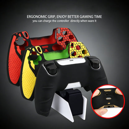 Spider Handle Cover Particle Style with Thumbstick Caps And Spider Stickers Gaming Controller Skin Accessory