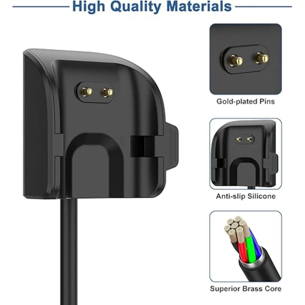 Replacement charger for Samsung Galaxy Fit 2 R220 (not compatible with Gear Fit 2 and Fit e) smartwatch (3.3ft/100cm)