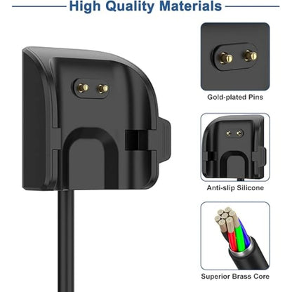 Replacement charger for Samsung Galaxy Fit 2 R220 (not compatible with Gear Fit 2 and Fit e) smartwatch (3.3ft/100cm)