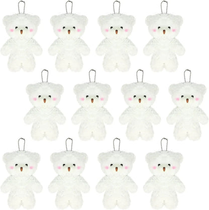 12-500Pcs Mini Teddy Bears Tiny Soft Stuffed Teddy Bear Small Plush Bears Bulk for Birthday Party Decor Favors Bag Keychain