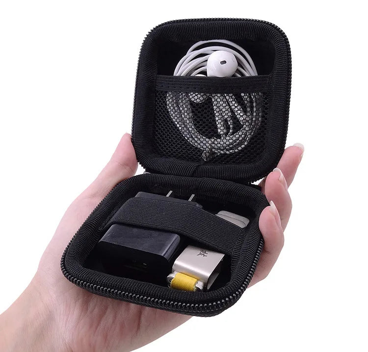 Portable Earphone Storage Bag Data Cable Organizer Bag Multifunctional Digital Gadgets Case For Charger U Disk Protective 2030