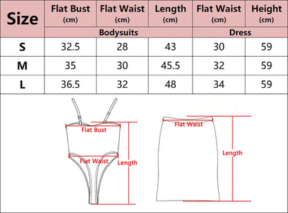 Elegant Hot Sexy Lingerie See Through Bodysuit Half Dress 2PC Set Seductive Splicing Party Queen Costume Erotic Underwear