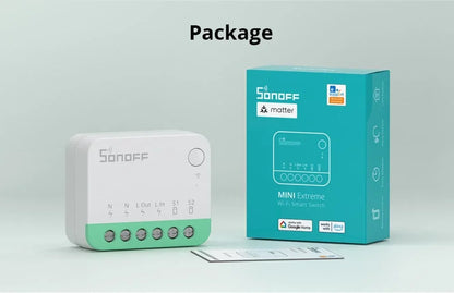 SONOFF MINI R4 Matter MINIR4M Matter Relay Sonoff Mini R4 Extreme Wifi Smart Switch Matter with Alexa Google Home Homekit