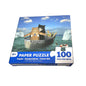 100 Pieces Jigsaw Puzzle Assembling Picture Catanic Animals Decompression Puzzles Toy for Adult Children Kids Educational Gifts