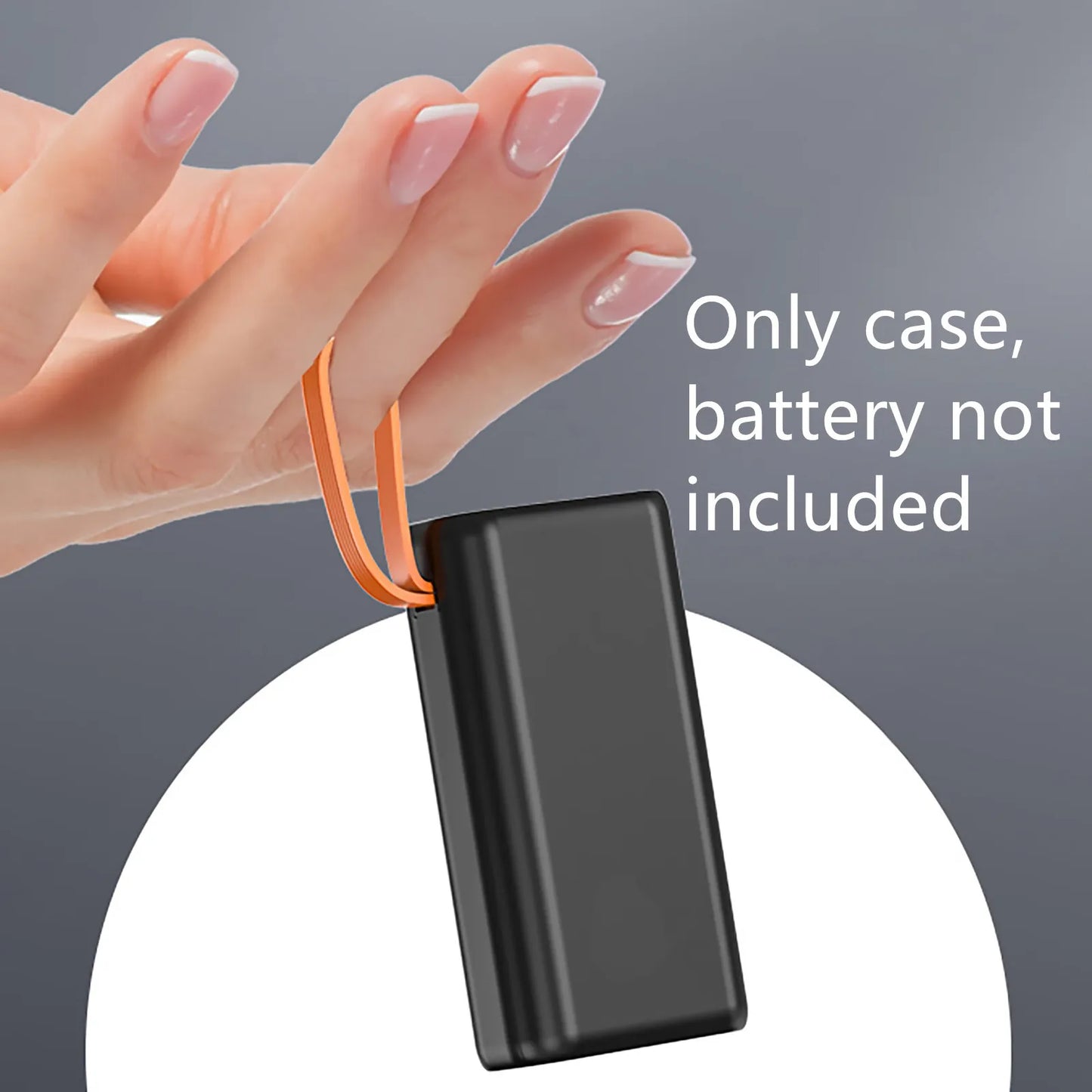 DIY Welded Shell 2*21700 Battery Holder Power Bank Case USB Type C Mobile Phone Charger 21700 Battery Storage Box For Smartphone