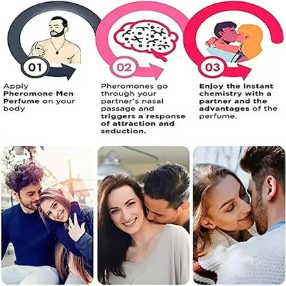 Pheromones attract the opposite sex, long-lasting essential oil suitable for business social events and date nights