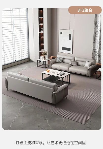 Office Sofa Business Reception Room Meeting Three Single Small Simple Modern Office Sofa Coffee Table Combination
