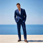 Linen Men Suits for Summer Beach Wedding 2 Pieces Separates Jacket Pants Casual Outfit for Party Groom Guest Suits for Men 2026