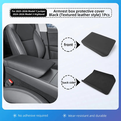 For Tesla Model Y Juniper Model 3 Highland  Armrest Box Protect Cover Soft Case Center Console Anti-Scratch 2026 Car Accessories