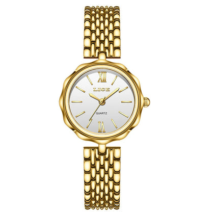 LIGE Quartz Women Watches Fashion Elegant Bracelet Watch For Women Luxury Creative Steel Waterproof Watch Femme Relogio Feminino