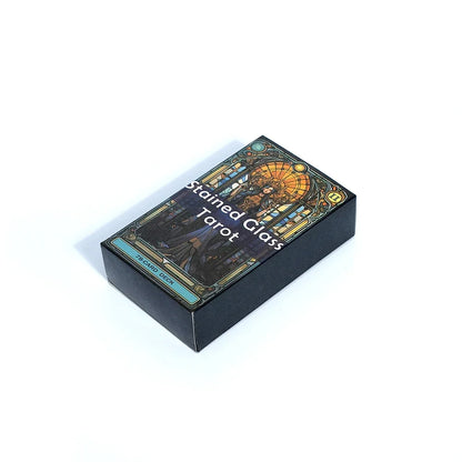 Tarot Cards Stained Glass Tarot Deck Divination and Insight Explore the Mystical World of Tarot Cards Oracle Card Board Game