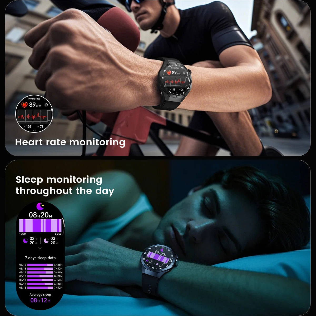 2026 Sports Watch 5 Pro GPS Track Smart Watches Men 1.52"AMOLED Full Touch Screen Waterproof Bluetooth Talk Smart Bracelet Hw12