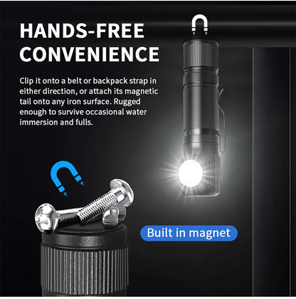 NATFIRE HS50 Headlamp Rechargeable 3400mAh Headlight 1000LM LED USB C Rechargeable Magnetic Tail Work Camp Light