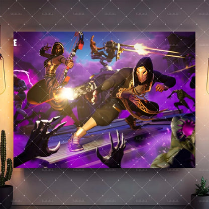 Fortnite Theme Birthday Party Decorations Shooting Game Balloon Cup Plate Tablecloth Banner Baby Shower Kid Favors Supplies Gift