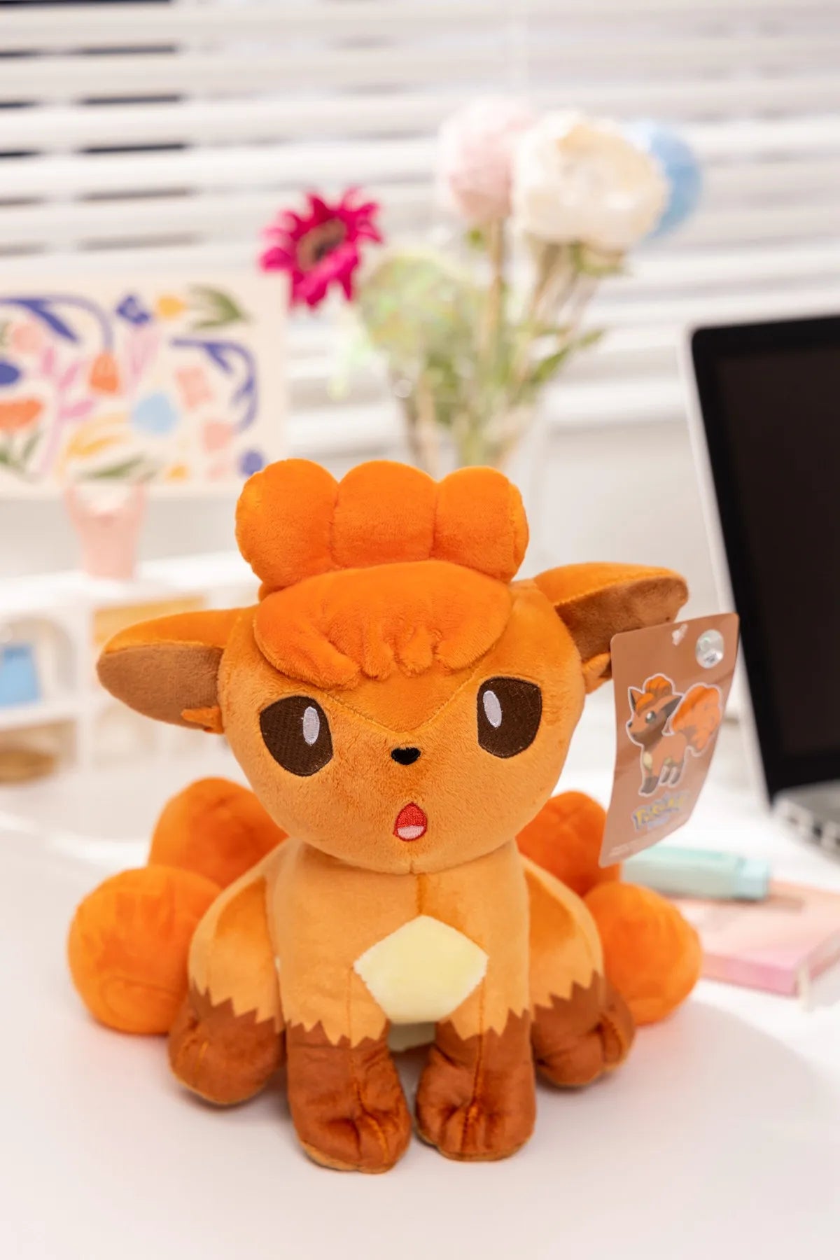 Original Pokemon Newest Plush Yamper Litten Emolga Stuffed Doll Sylveon Vulpix Gengar Plushies Pikachu Xmas Anime Mew Toys Gifts