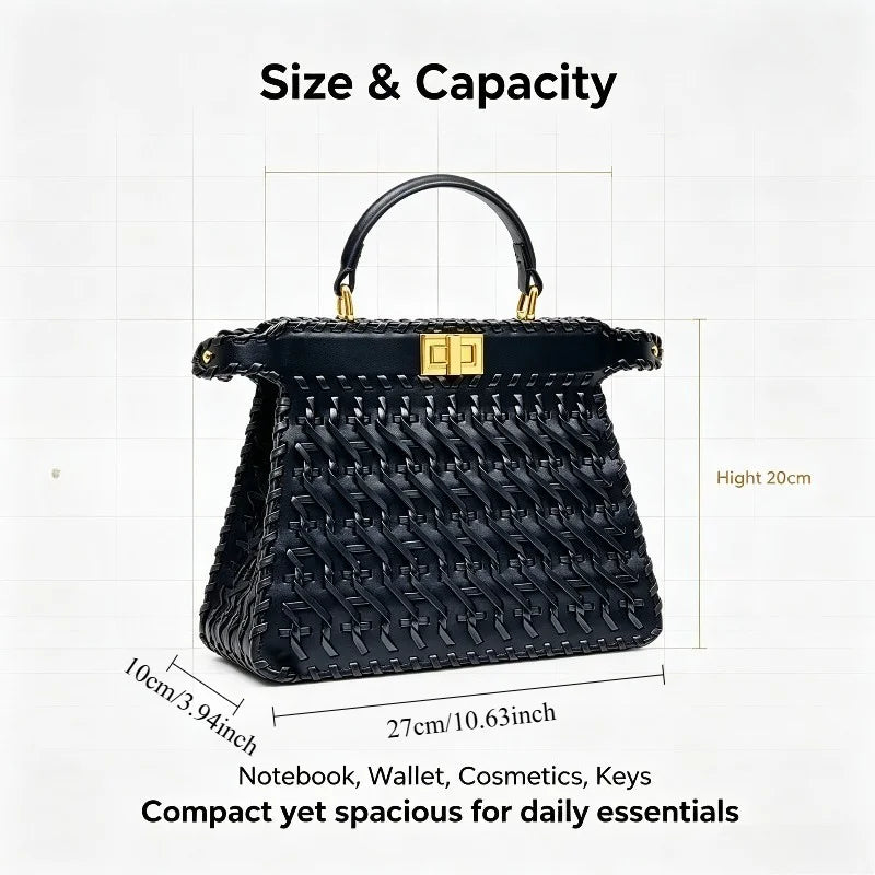 Women 2026 New Woven Hollow Out Crossbody Bag Ladies Handbags Trendy Fashion Shoulder Purse Women's Messenger Bag