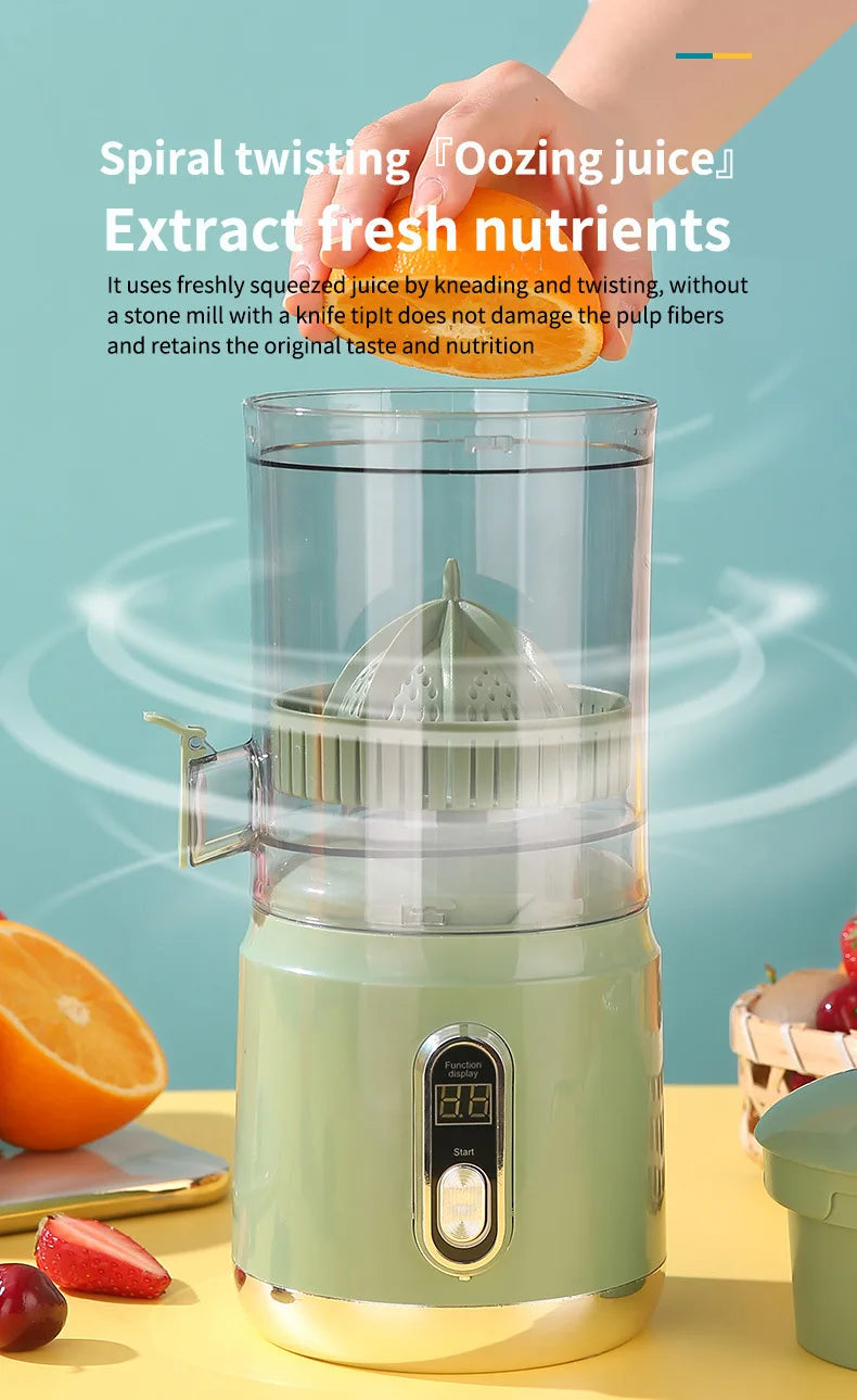 Portable Multifunctional Electric Orange Juice Maker Slag Juice Separation Small Home Appliance New Juicer Machine for Fresh Squ