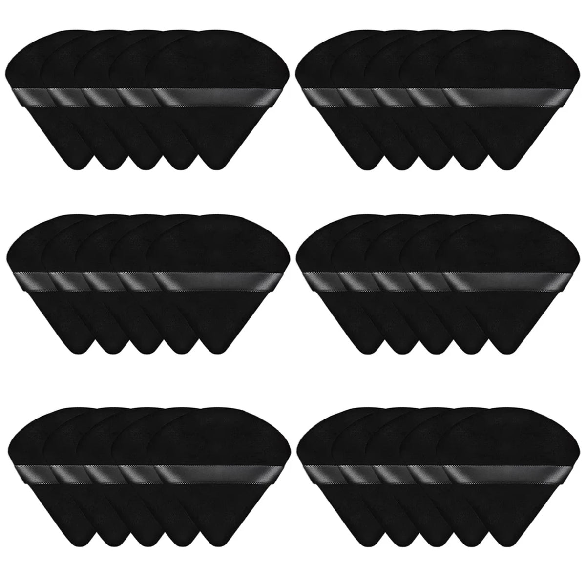 5/10/20/30/50Pcs Powder Puff Face Soft Triangle Makeup Powder Puff Velour Makeup Sponge Beauty Setting for Contouring