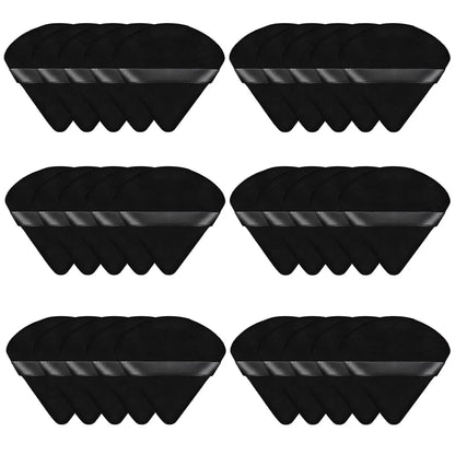 5/10/20/30/50Pcs Powder Puff Face Soft Triangle Makeup Powder Puff Velour Makeup Sponge Beauty Setting for Contouring