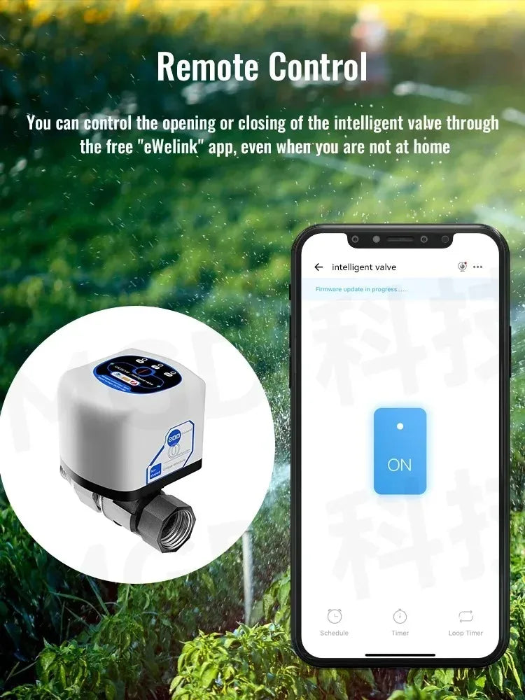 eWelink Zigbee Intelligent Valve DN15/DN20/DN25 App Rmote Control Works With Salutel/Alexa/Alice/Google Assistant/Smart Things