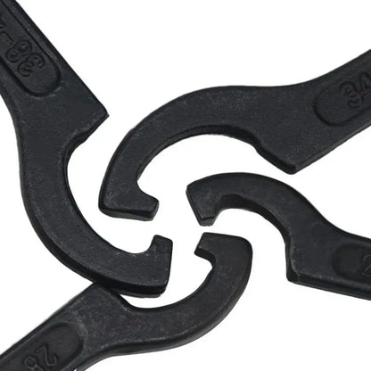 22-72mm Wrench Spanner Tool Adjuster Motorcycle Bike Absorber Shock Spanner Pre Load Hook C Spanner Tool Set Universal Hand Tool
