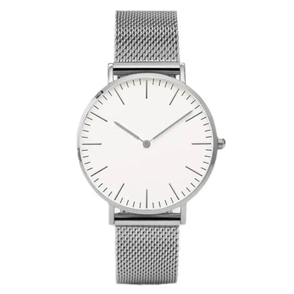 Ultra-thin Fashion Watch Women Luxury Metal Mesh Belt Ladies Quartz Wristwatches Minimalist Elegant Woman Watches reloj mujer