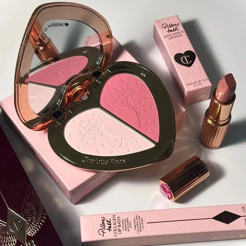 Charlotte Tilbury Brightening Oil-control Powder Compact Delicate And Long-lasting Silky Dual-color Blush To Contour The Face