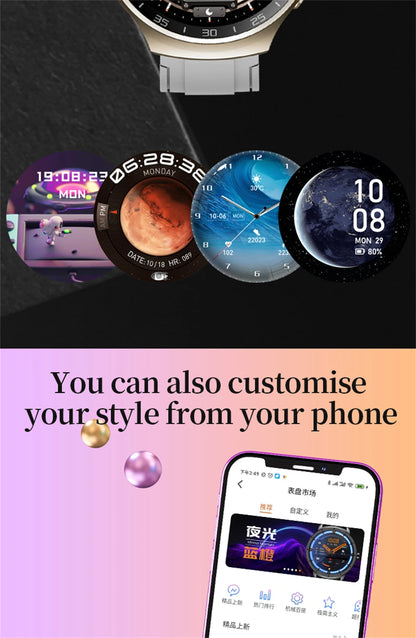 Watch 5 Pro for for Men Smart Watch Bluetooth Call Sports Fitness Men's Wristwatch Heart Rate Monitor Waterproof Smartwatch Hw12