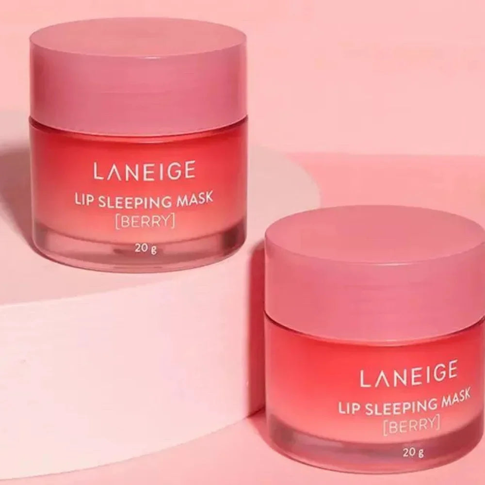 Laneige Gummy Bear Vanilla Strawberry Lip Mask Plumping Gloss Lip Gloss Lip Oil Moisturizing Balm Exfoliating Daily Care Balm