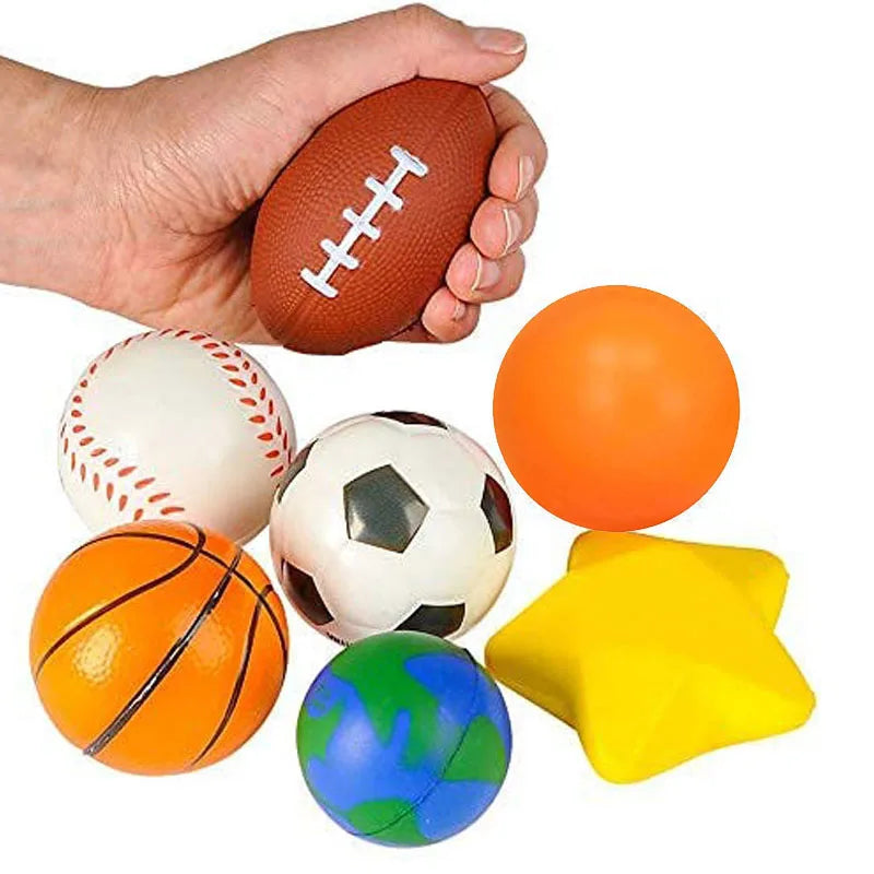 Stress Relief Ball Squeeze Anxiety Toy Party Favors For Kids Birthday Classroom Prizes Cadeau Anniversaire Invité Enfants