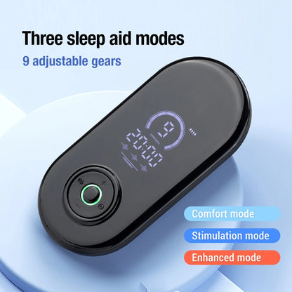 Microcurrent Sleep Aid Device Ear Clip CES 9 Levels 3 Modes Rechargeable Portable Relax Calm for Deep Sleep