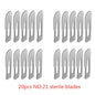 20-100pcs Sterile Carbon Steel Surgical Blades Scalpel Knife for DIY Cutting Phone Repair Carving Animal Grooming Maintenance