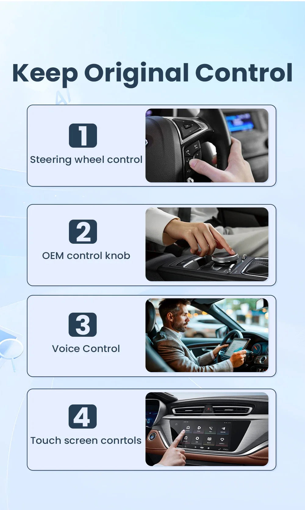 CarRocket 2in1 Wireless CarPlay Dongle Android Auto Adapter AI Smart Box Car Intelligent Systems for Car with Wired CarPlay