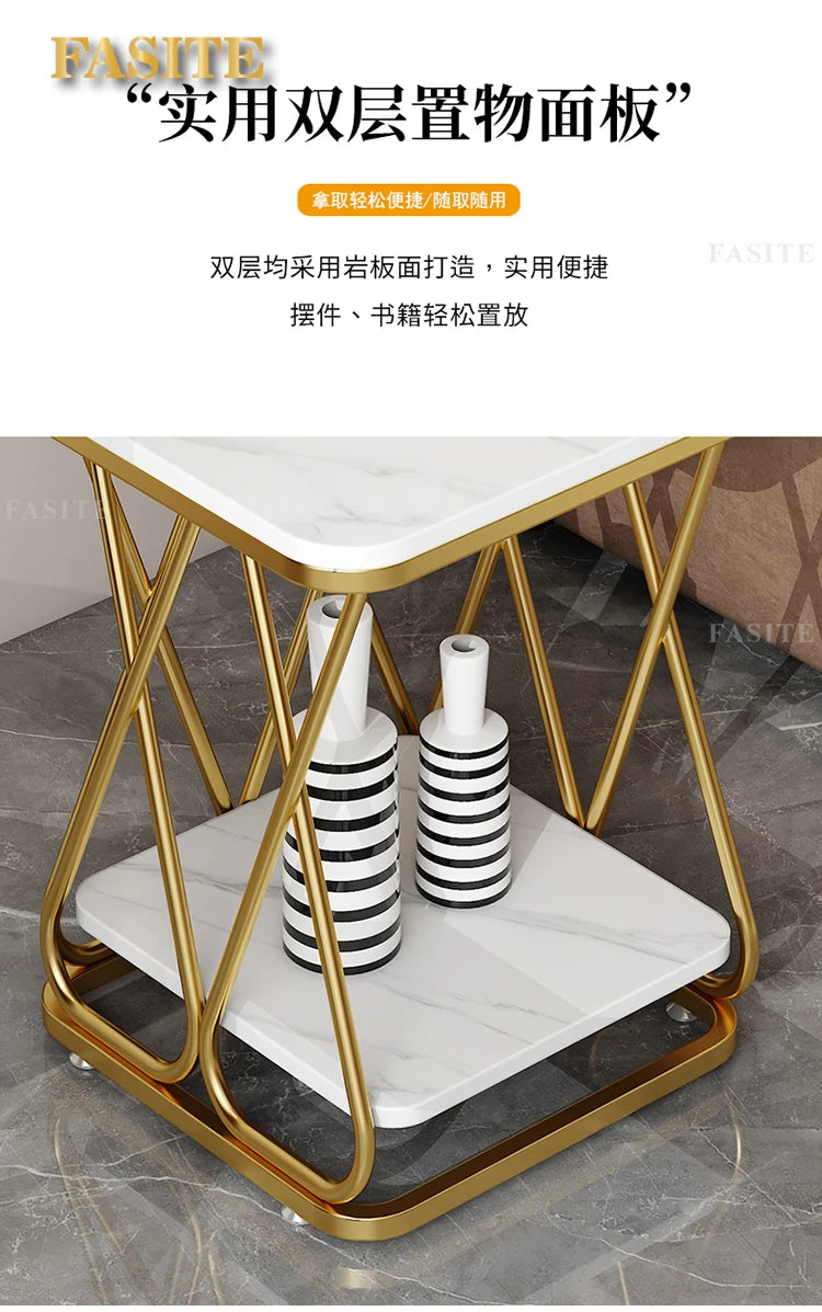 Modern Nordic Coffee Table Bedside Marble Luxury Coffee Table Service Living Room Furniture Salon Table Basse De Salon Desk Mesa