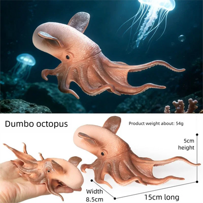 Realistic Marine Animal Figurine Deep Sea Creature Model Ocean Fish Figures Blobfish Collection Kids Toy Boy Girl Gift Ornament