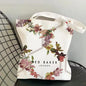 Fashion T-TED B-BAKERs Storage Bags Canvas Double-Sided Print Fashion Shoulder Tote Shopping Bag Gift Eco Handbags