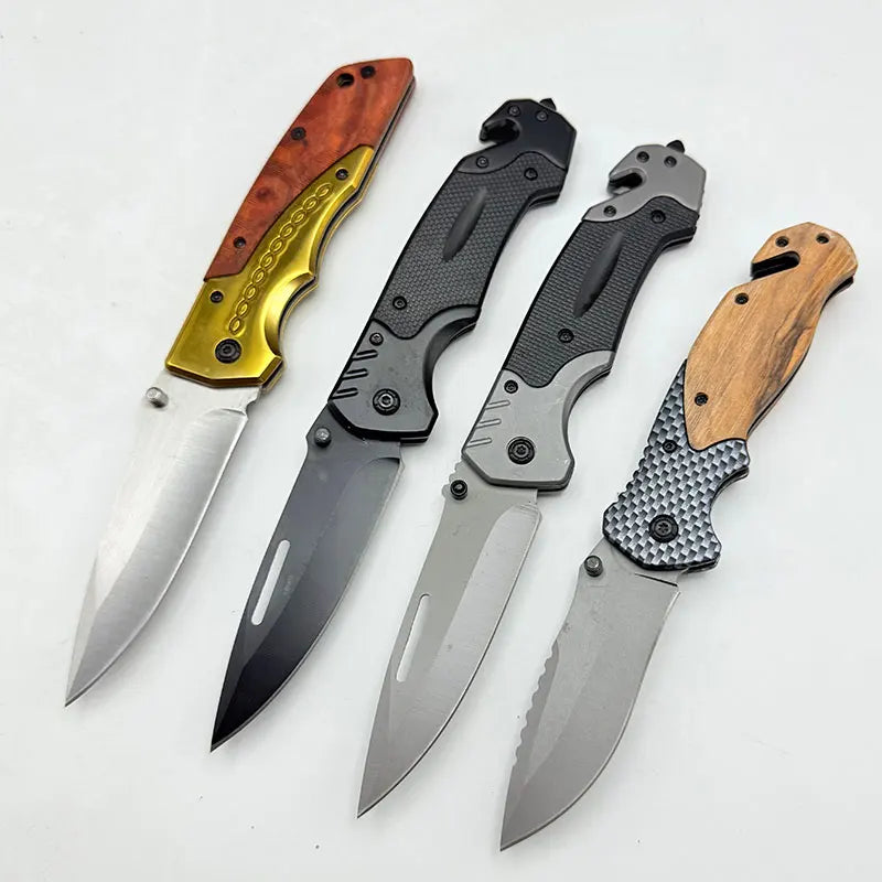 Pocket folding knife, folding fruit knife, suitable for camping, fishing, hiking, outdoor activities and home decoration